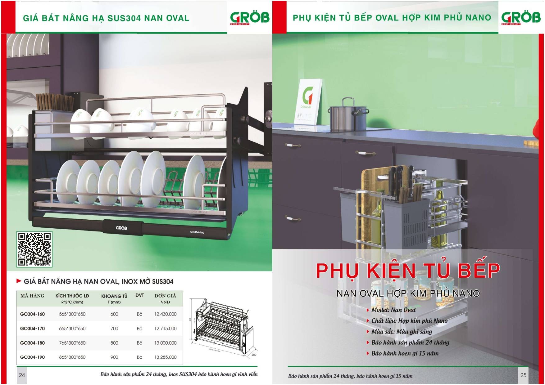 Thiết bị nhà bếp GROB Catalogue và Bảng giá mới nhất /Page 12